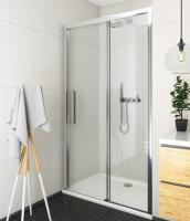 Душевая дверь Roth Exclusive ECD2L, 120см, левая, прозрачное стекло, хромло; transparent 564-120000L-00-02