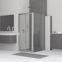 Душевой уголок RGW CL-31 (CL-21 + Z-050-1) прямоугольный   90*90*185 04093199-011 профиль Хром стекло Прозрачное 6 мм RGW