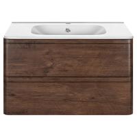 База под раковину Vico 800 подвесная, 2 выкатных ящика soft close, R.Wood VMC-2V800RW Vincea